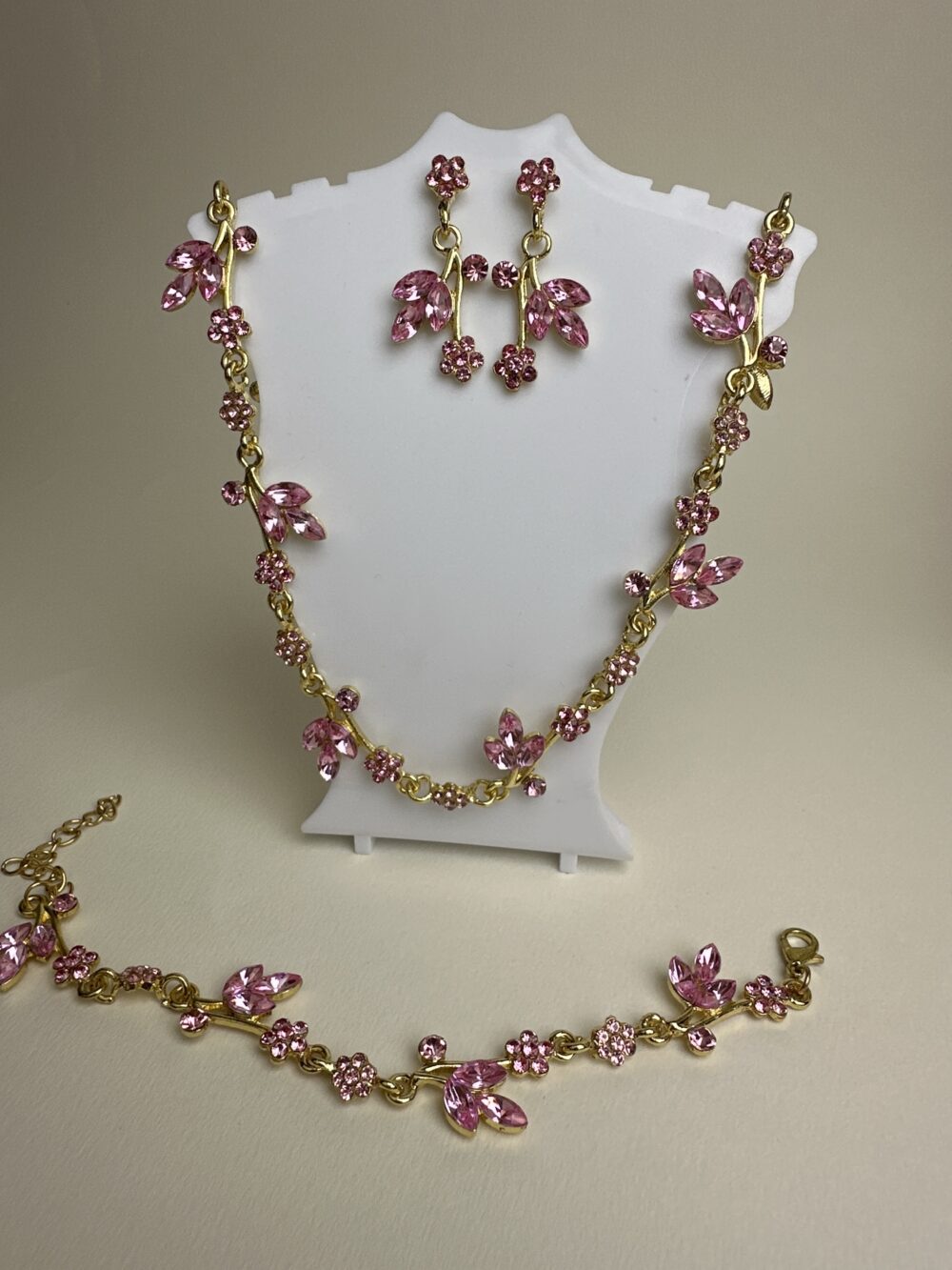 Conjunto de Joyeria Rosa