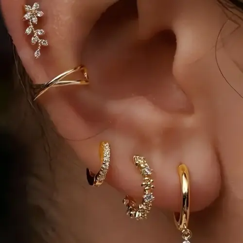 Conjunto de 5 pendientes Fantasy