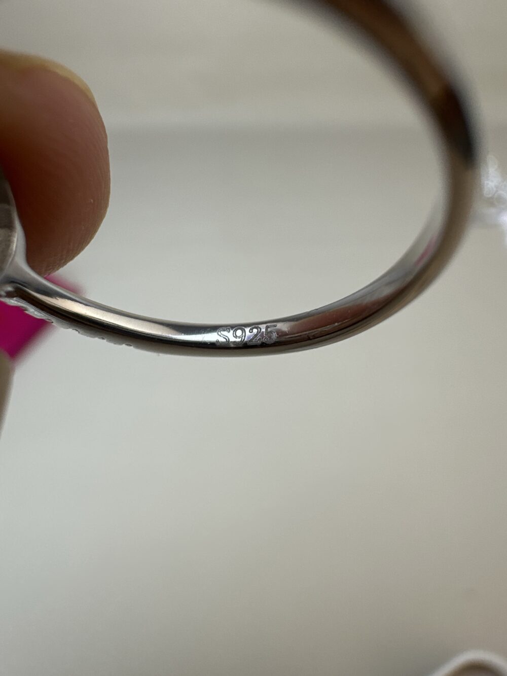 Anillo corazón de plata S925 (Talle 6) - Imagen 4