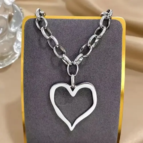 Conjunto de Joyeria Corazon de Acero