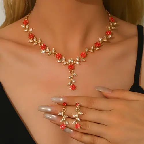 Conjunto de Joyeria flor