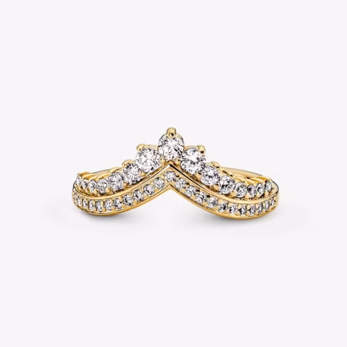 Anillo Dely ( cobre con enchape oro 18K) talle 5