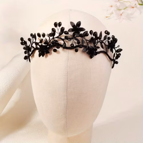 Tocado Flor Negra