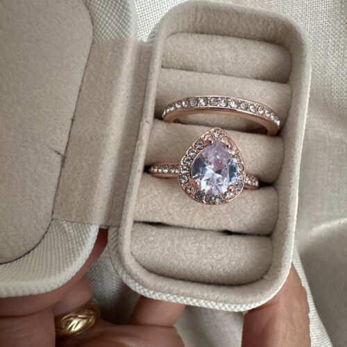 Anillo doble Gota talle 11