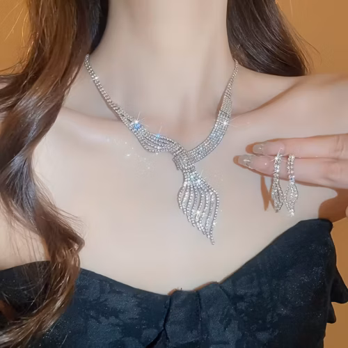 Conjunto de Joyeria  corbatin lujo