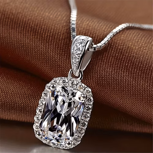 Collar Zircon Sintetico