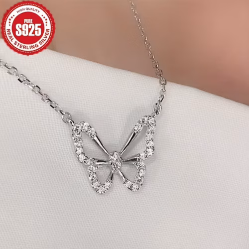 Cadenita Mini Mariposa de plata