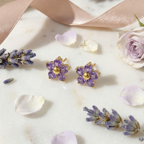 Topitos Florales en Acero 316