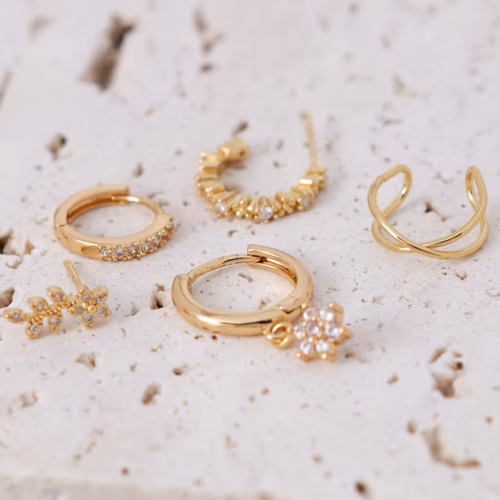Un conjunto de 5 pendientes