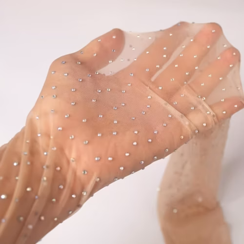 Mallas brillantes y transparentes