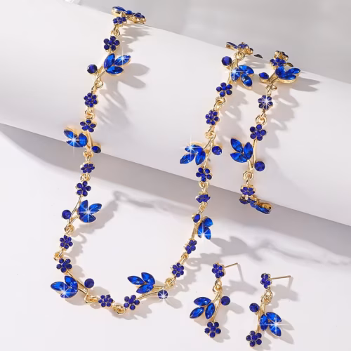 Conjunto de Joyeria Azul
