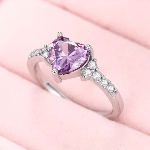 Anillo Corazon talle 5