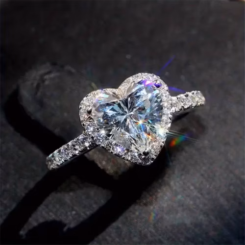 Anillo Corazon talle 5