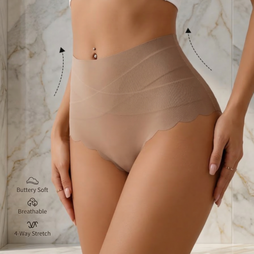 Braguitas de Cintura Alta con Control Abdominal (3UNIDADES TALLE L)
