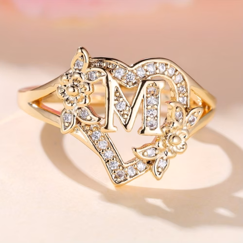 Anillo ajustable Inicial (M)