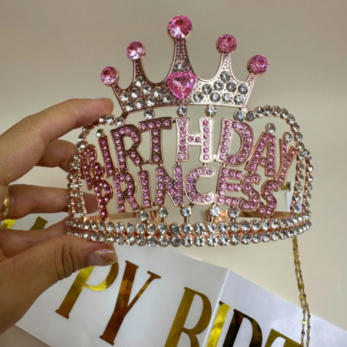Kit Real de Cumpleaños: Tiara & Collar "Birthday Princess"