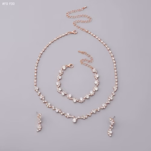 Set de Joyas Dalia Oro ROSA